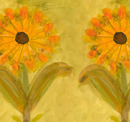 Cuoreprint Milfiori Yellow