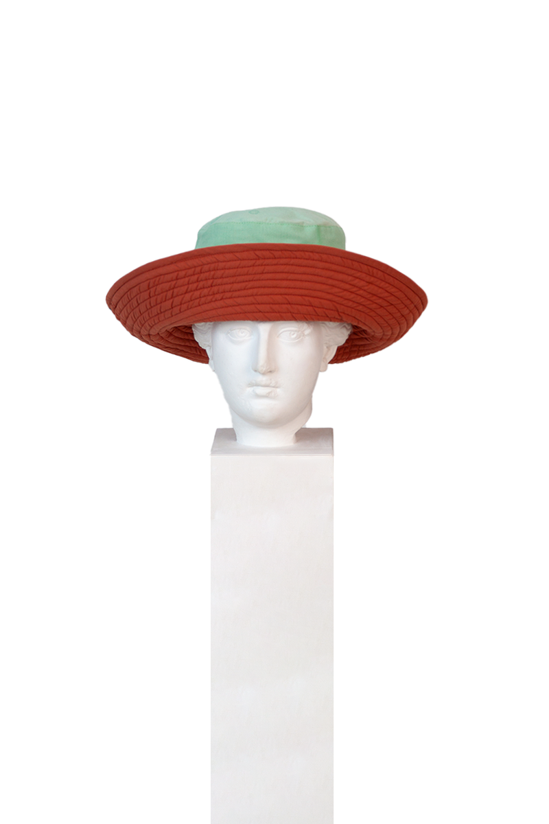 Dalia Turquoise Gran Bucket Hat