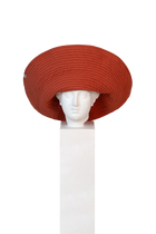 Sombrero Dalia Turquesa Grande