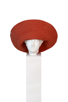 Sombrero Dalia Turquesa Grande