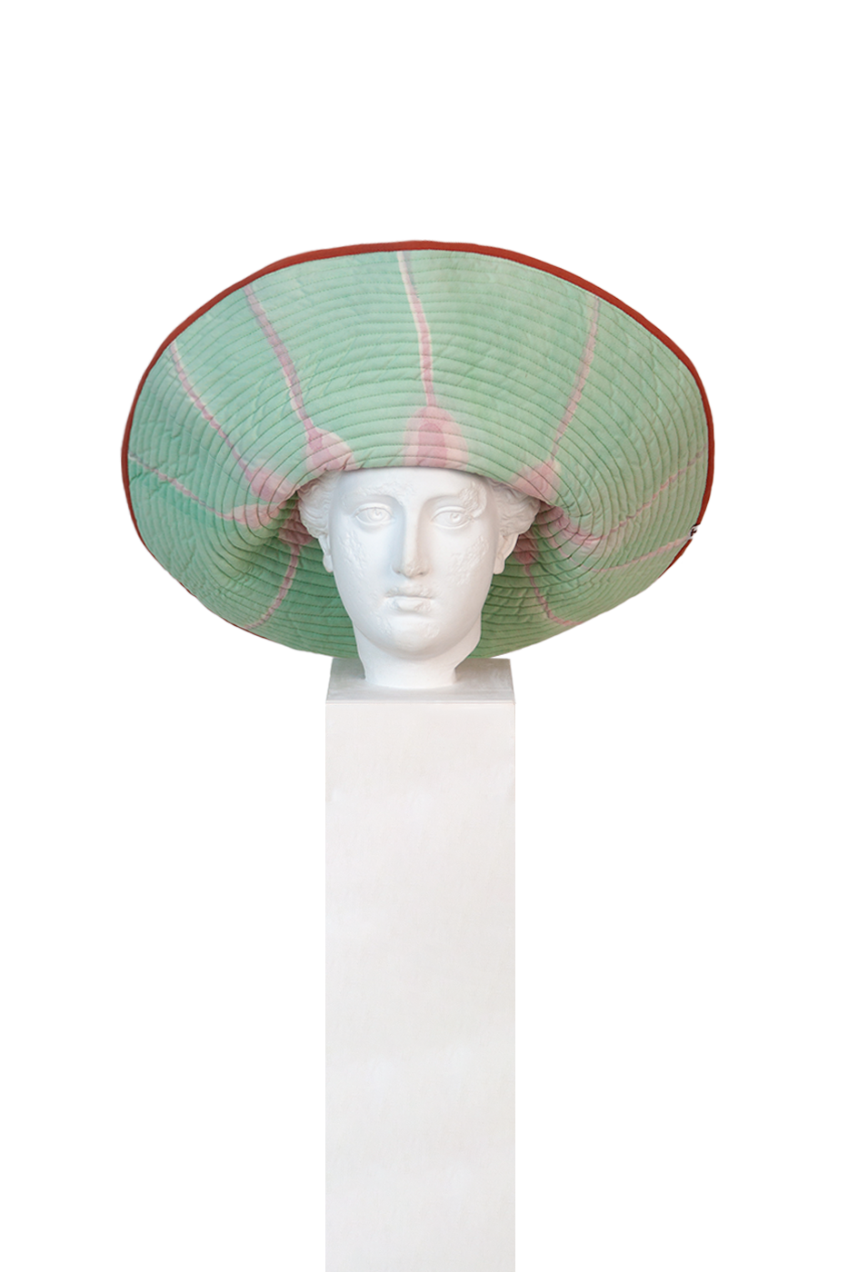 Sombrero Dalia Turquesa Grande