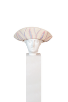 Sombrero de pescador con diseño de diente de león en color rosa