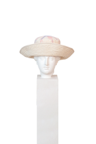 Sombrero de pescador con diseño de diente de león en color rosa