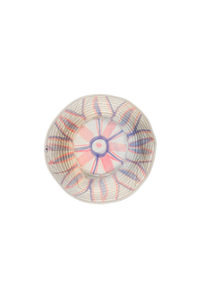 Sombrero de pescador con diseño de diente de león en color rosa