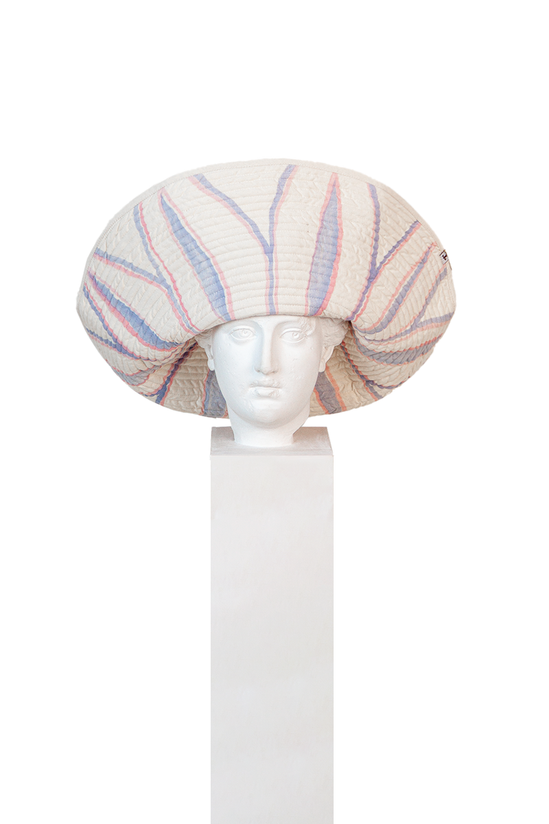 Sombrero Diente de León Rosa Grande