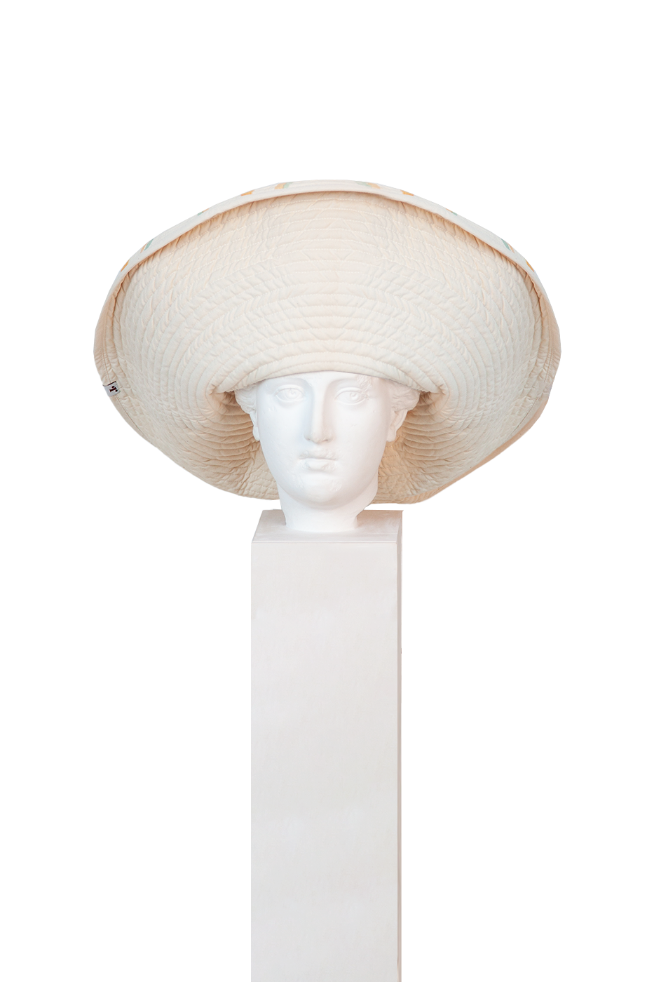 Sombrero Diente de León Amarillo Grande