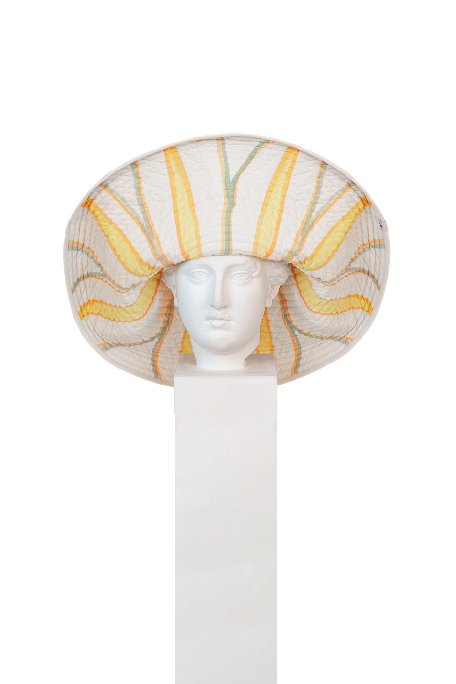 Sombrero Diente de León Amarillo Grande