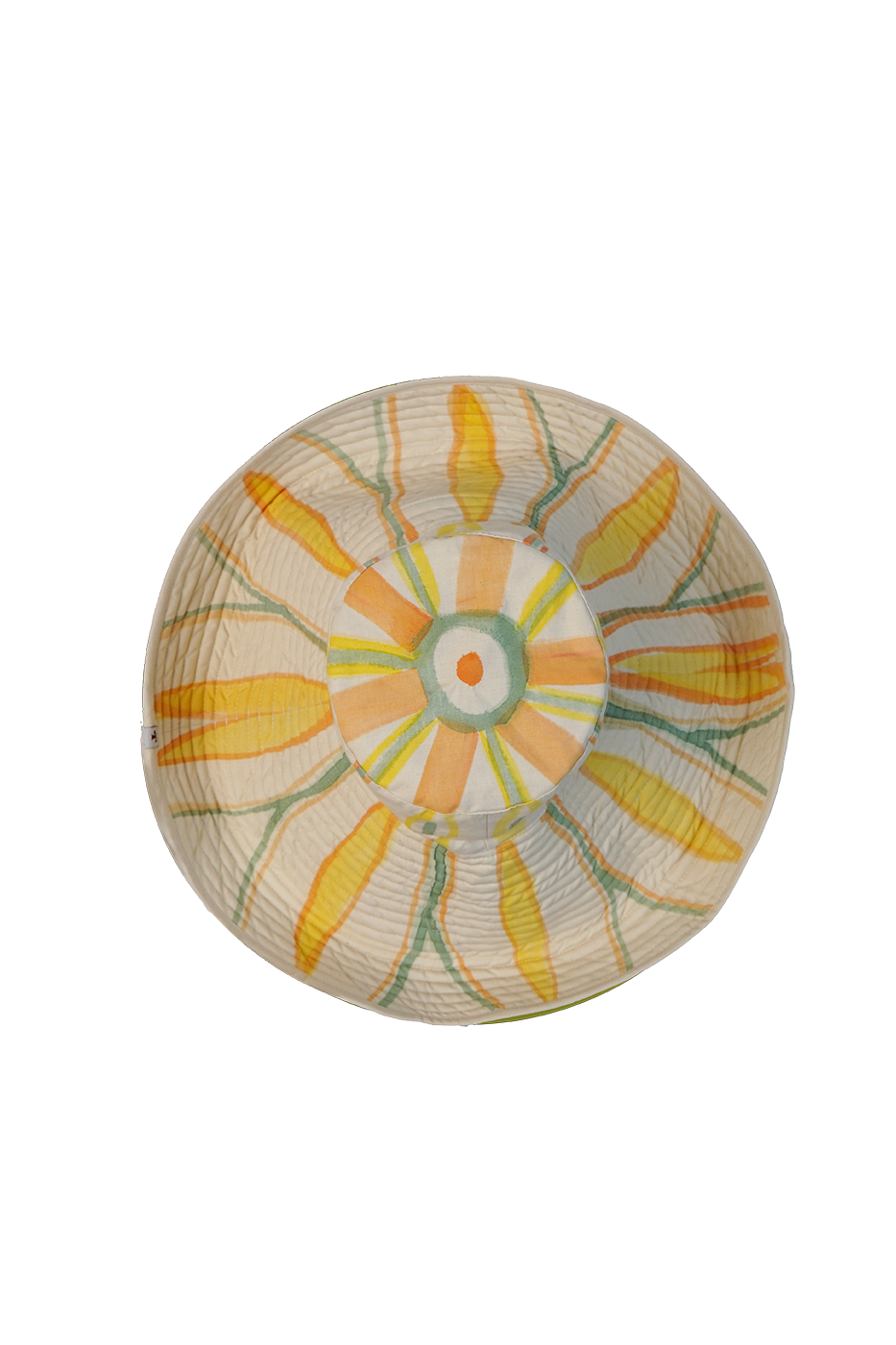 Sombrero Diente de León Amarillo Grande