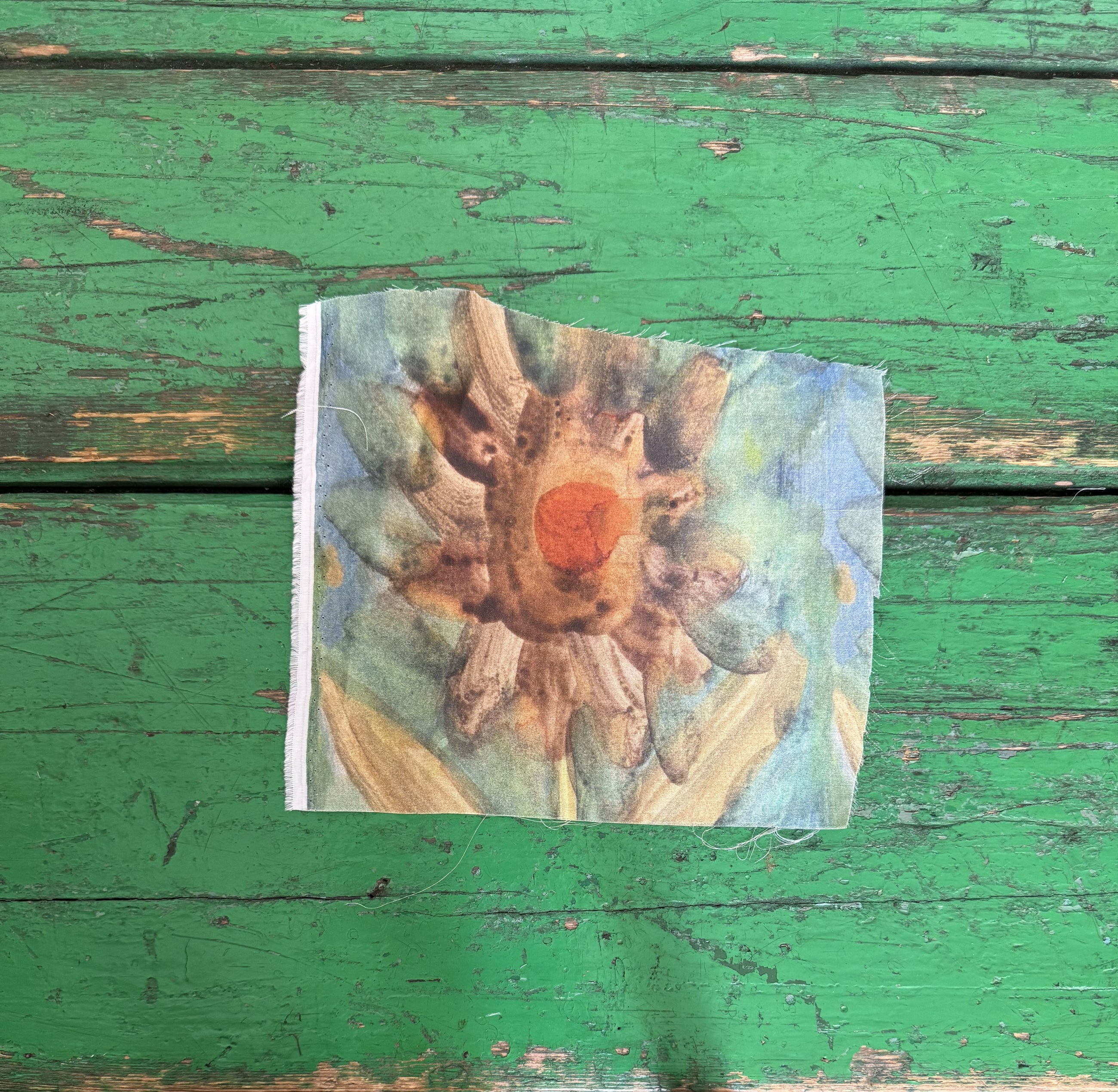 Maycareprint Fiori Turquoise