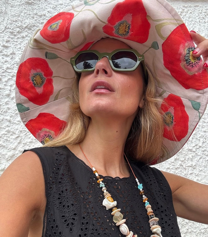 Sombrero Amapola Gran Bucket