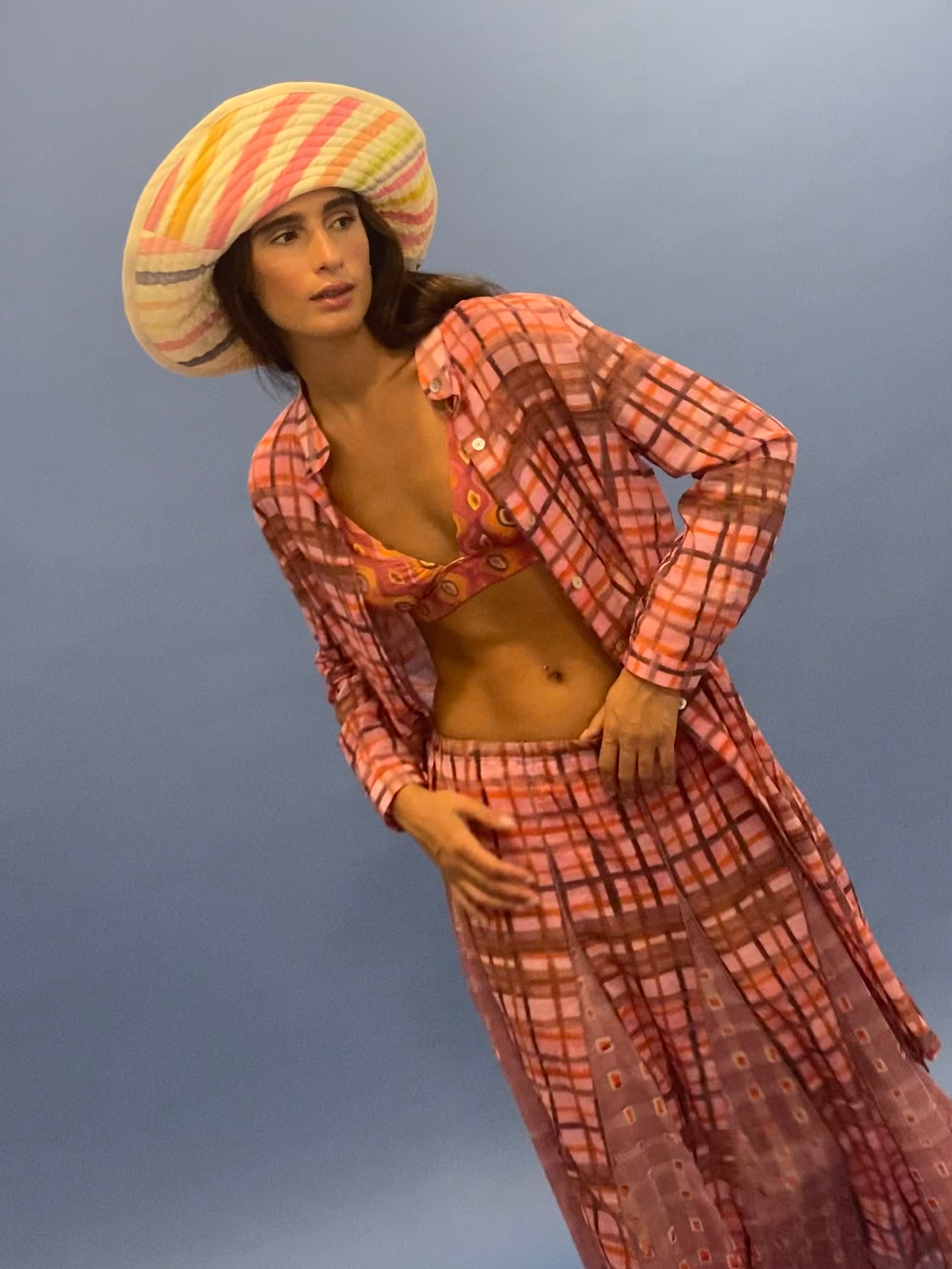 Romualda Silk Dada Bucket Hat