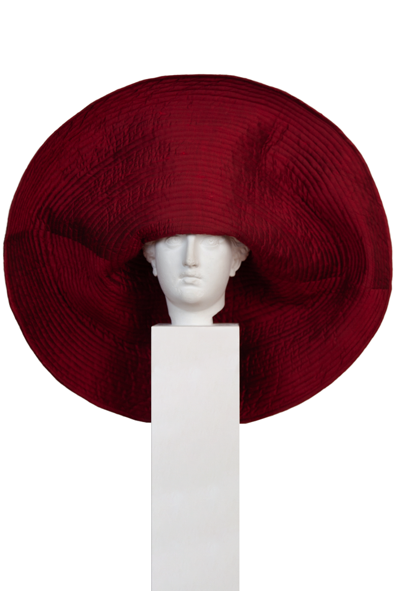 Gorro Orquidea Gigante Turquesa 