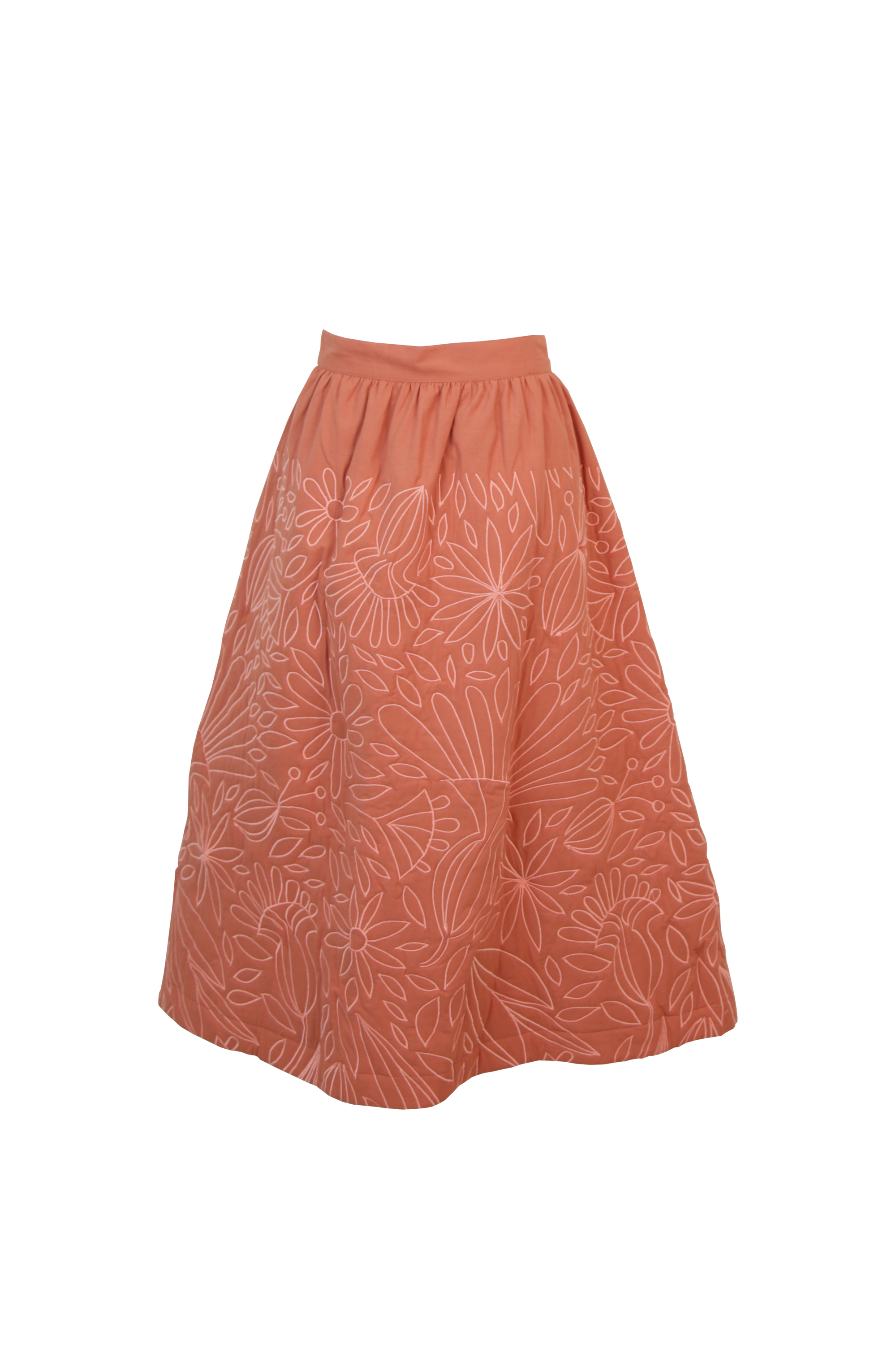 Petunia Caramel Quilted Skirt