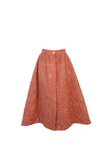 Petunia Caramel Quilted Skirt