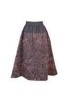 Petunia Black Quilted Skirt