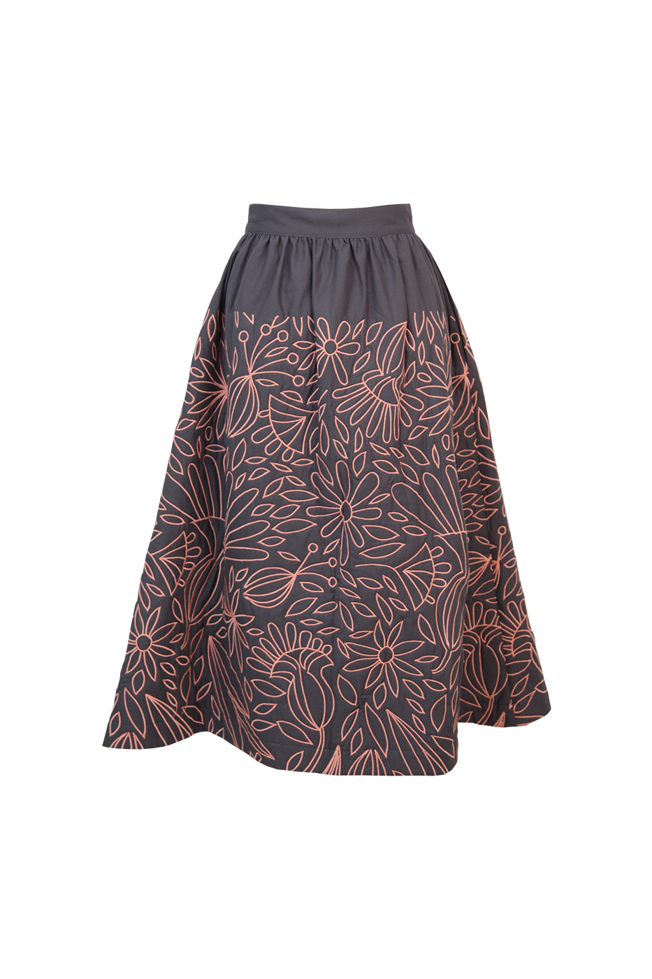 Petunia Black Quilted Skirt