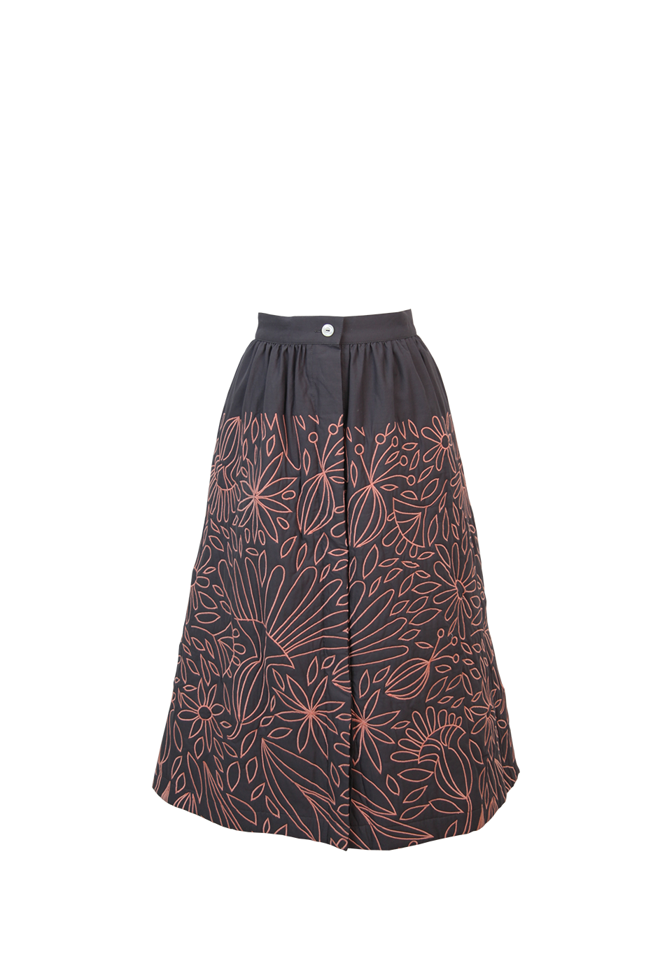 Petunia Black Quilted Skirt