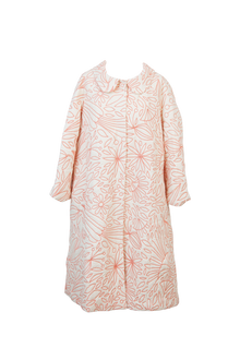 Plumeria Ivory Quilted Coat