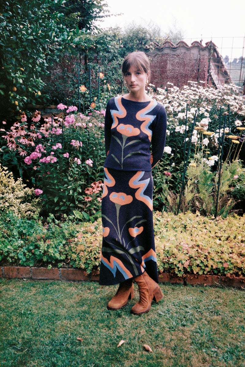 Falda Odelia Geranio