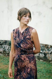 Vestido Jade Galaxia Dorada