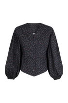 Blusa Talia Flores Nocturnas