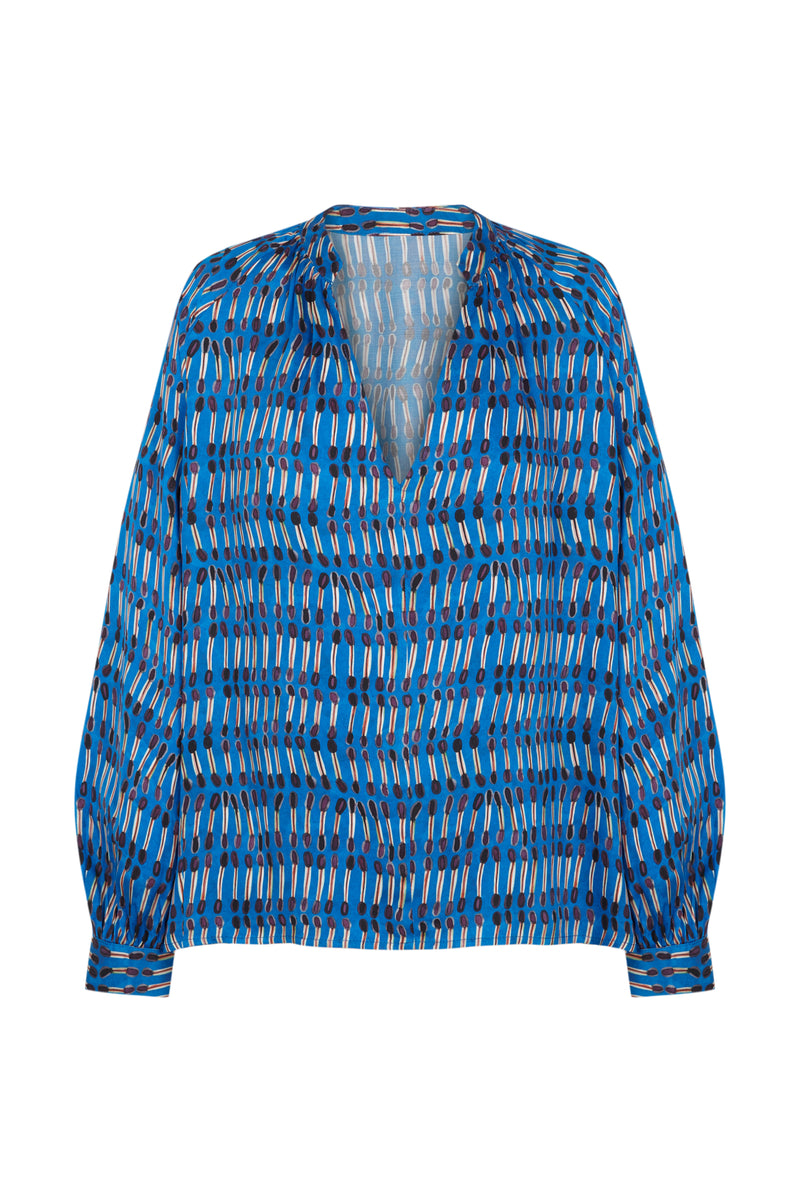 Petra Blue Blouse