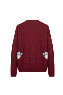 Cárdigan Cira Cisnes Granate