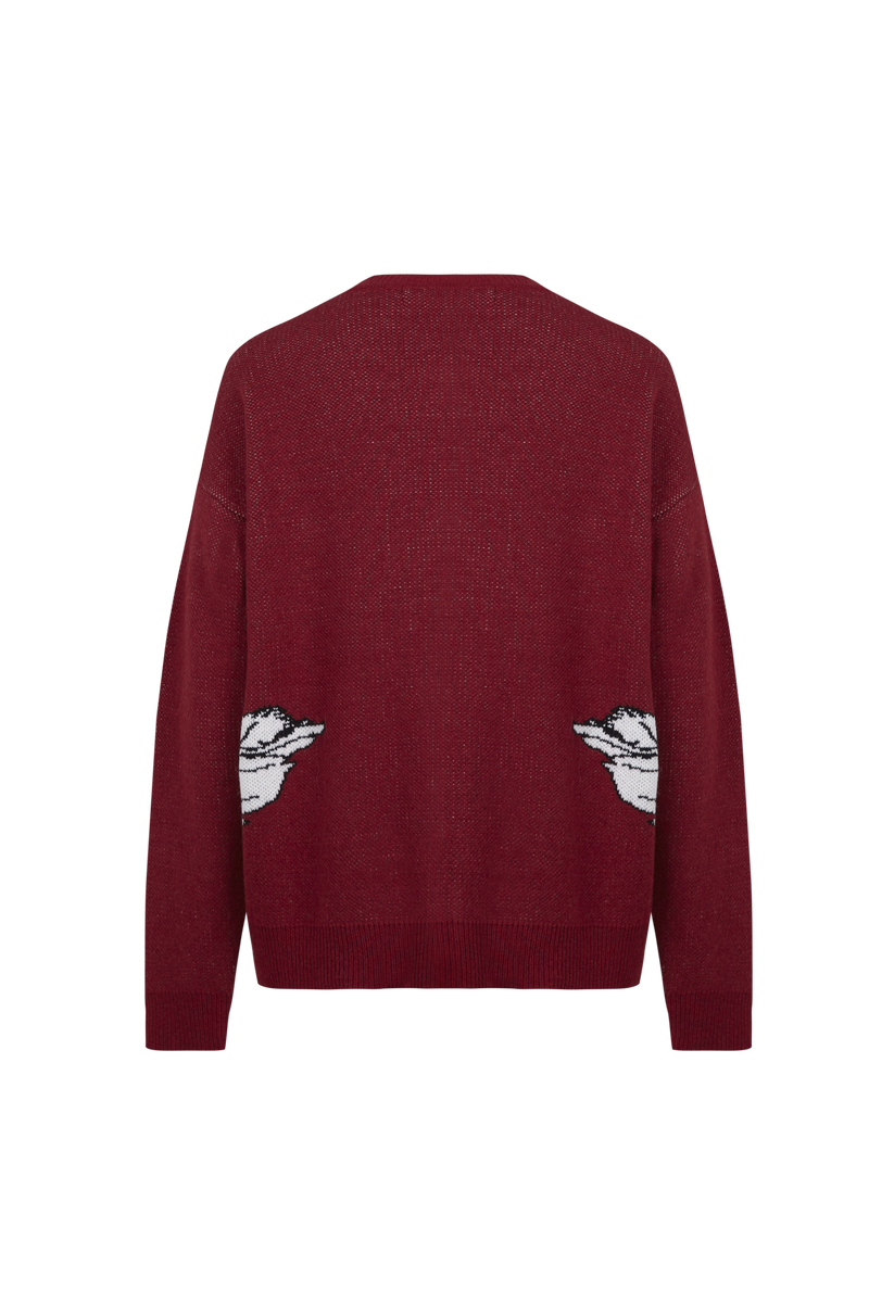 Cárdigan Cira Cisnes Granate