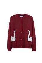 Cárdigan Cira Cisnes Granate