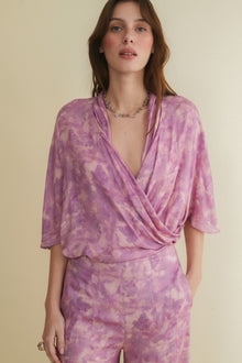 Nandina lilac crossover top