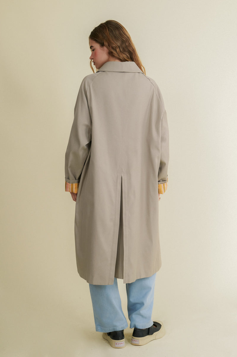 Lole beige three quarter length Trenchcoat