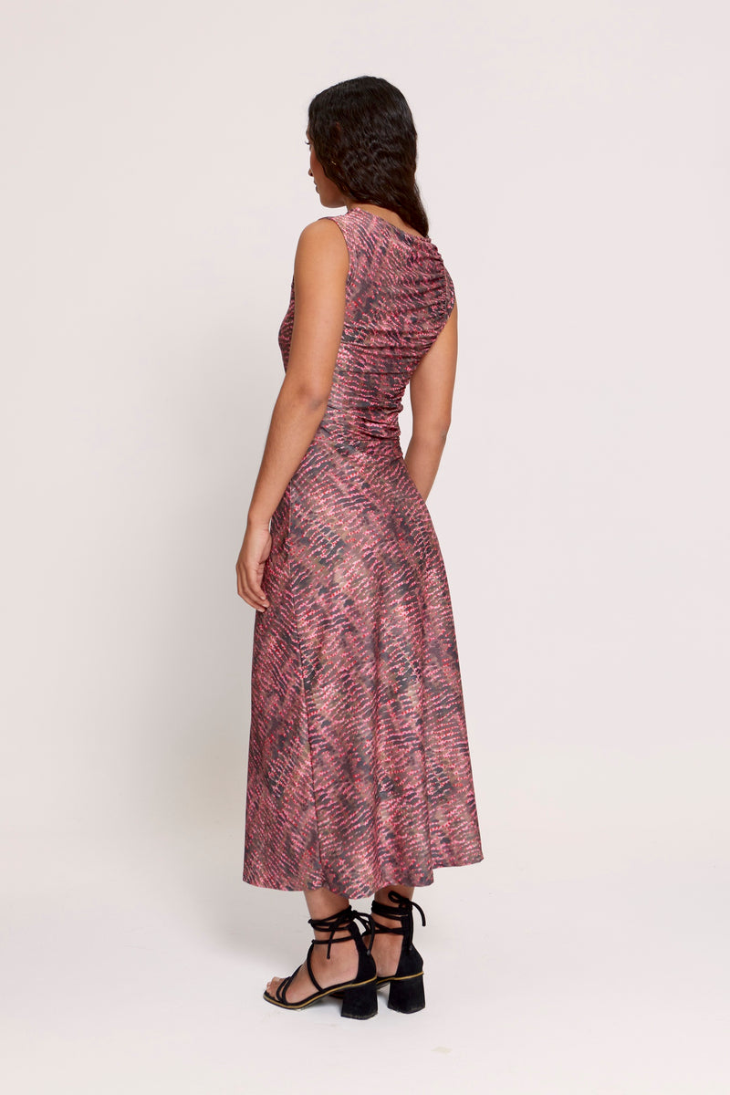 Sienna Dress Croco Pink