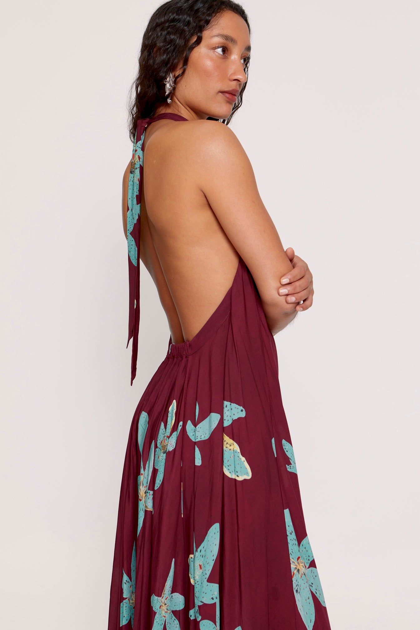 Vestido Sia Mulberry Floral