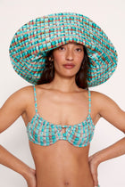 Sombrero Green Vichy Grande