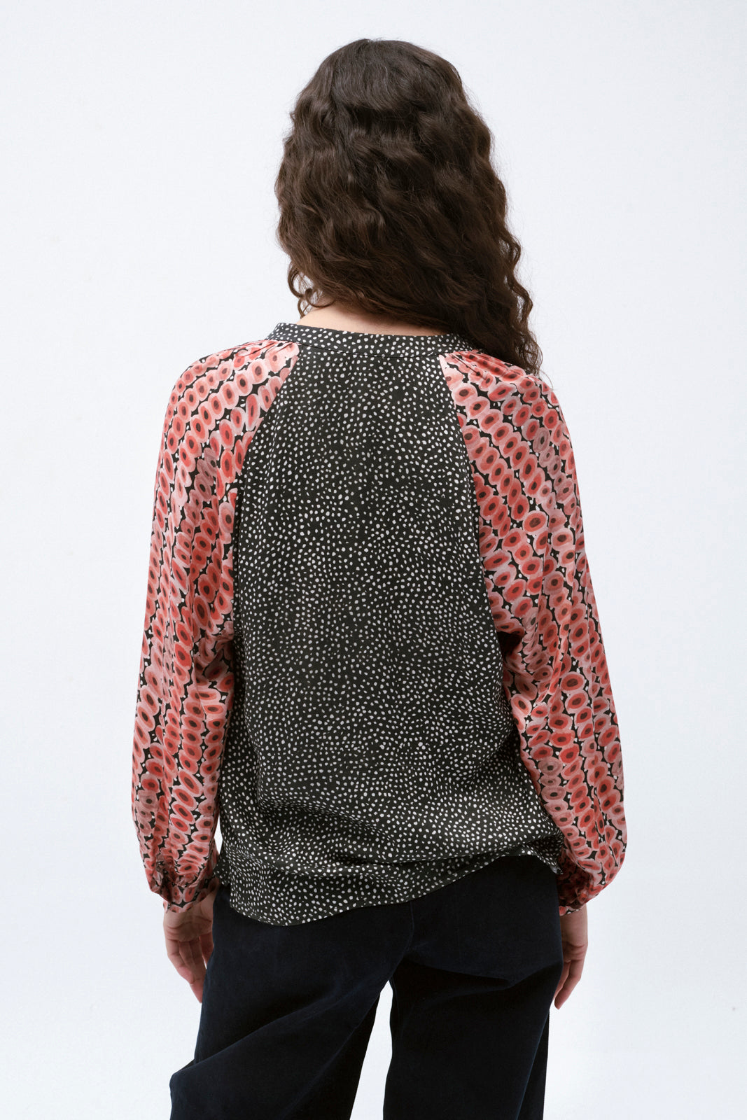 Petra Dotted Blouse