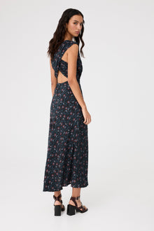 Vestido Jade Flores Nocturnas
