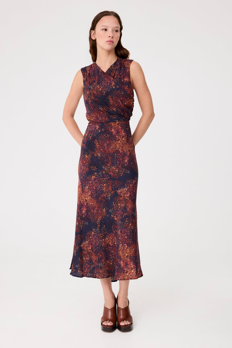 Vestido Jade Galaxia Dorada