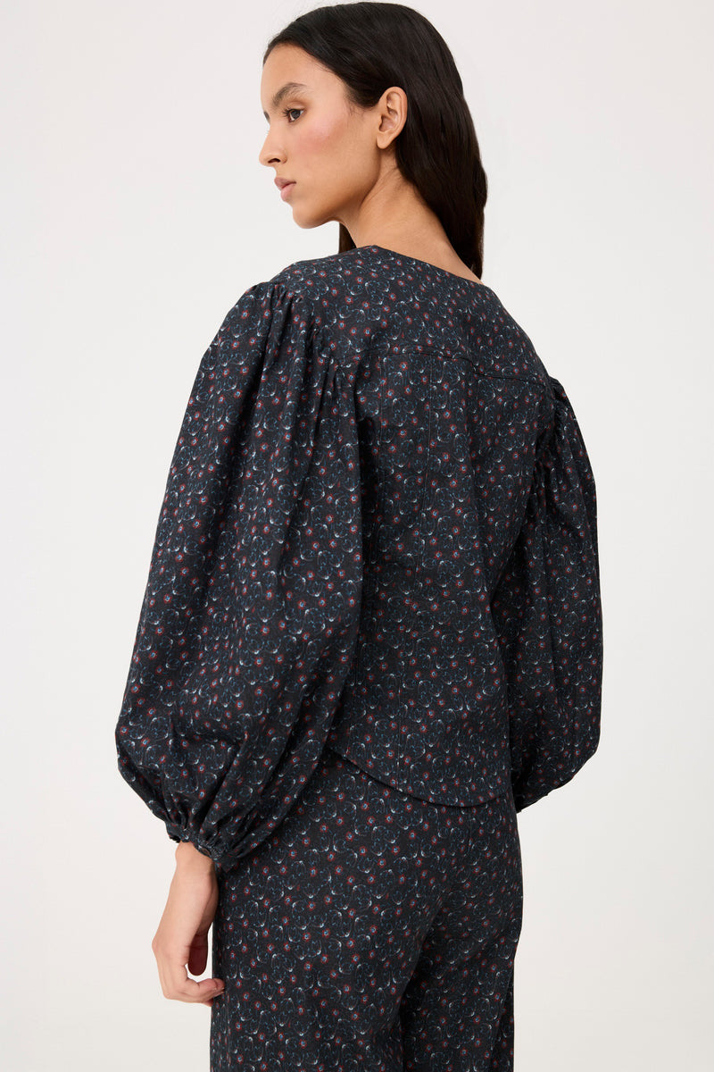 Blusa Talia Flores Nocturnas