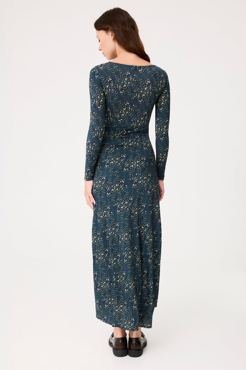 Vestido Kaia Verde Azulado