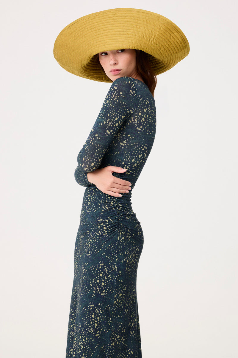 Vestido Kaia Verde Azulado