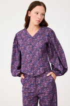 Blusa Talia Flores Lila