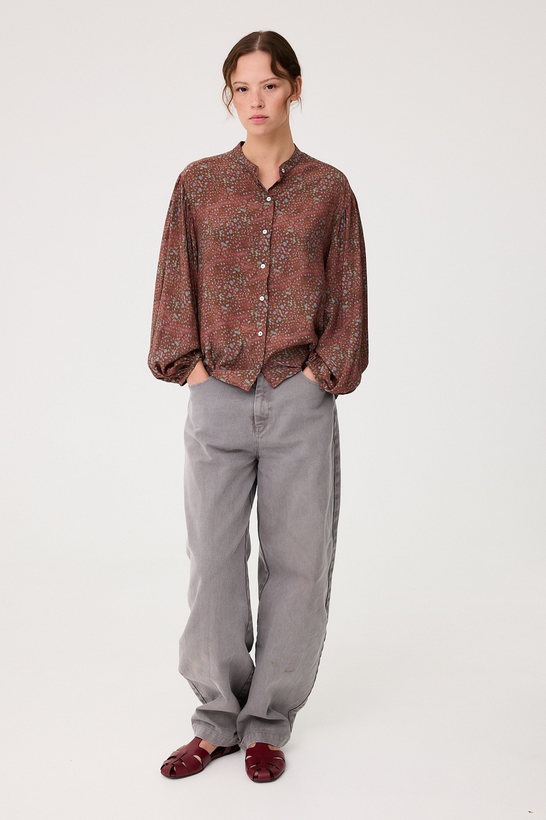 Camisa Cleo Coral