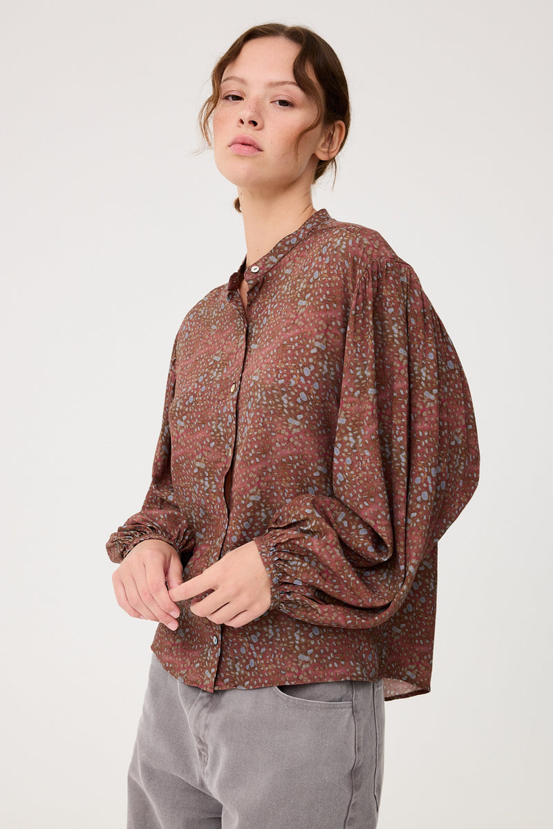 Camisa Cleo Coral