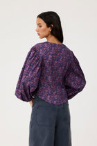 Blusa Talia Flores Lila
