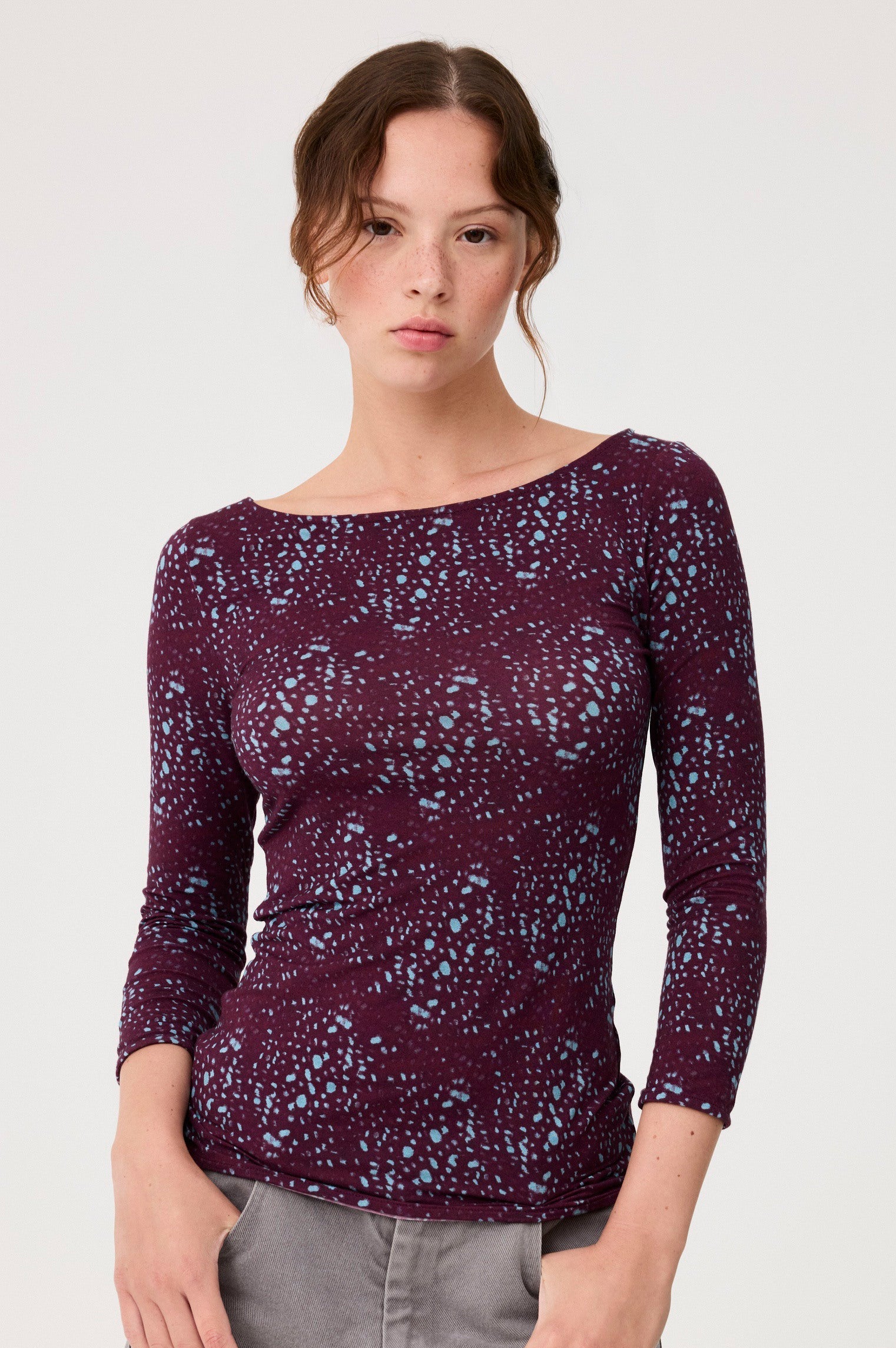 Top Willa Berenjena