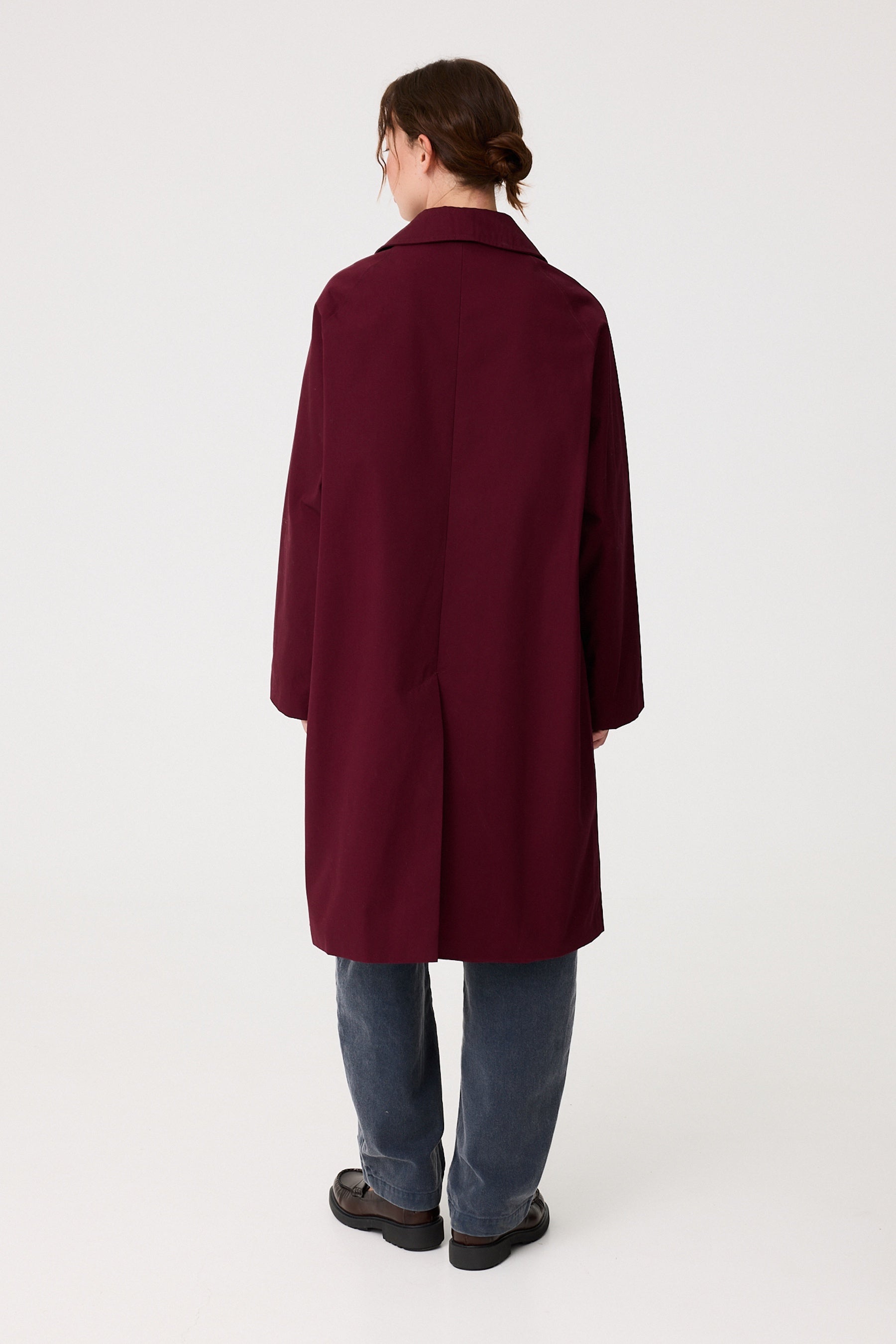 Gabardina Kora Cerezo Granate 