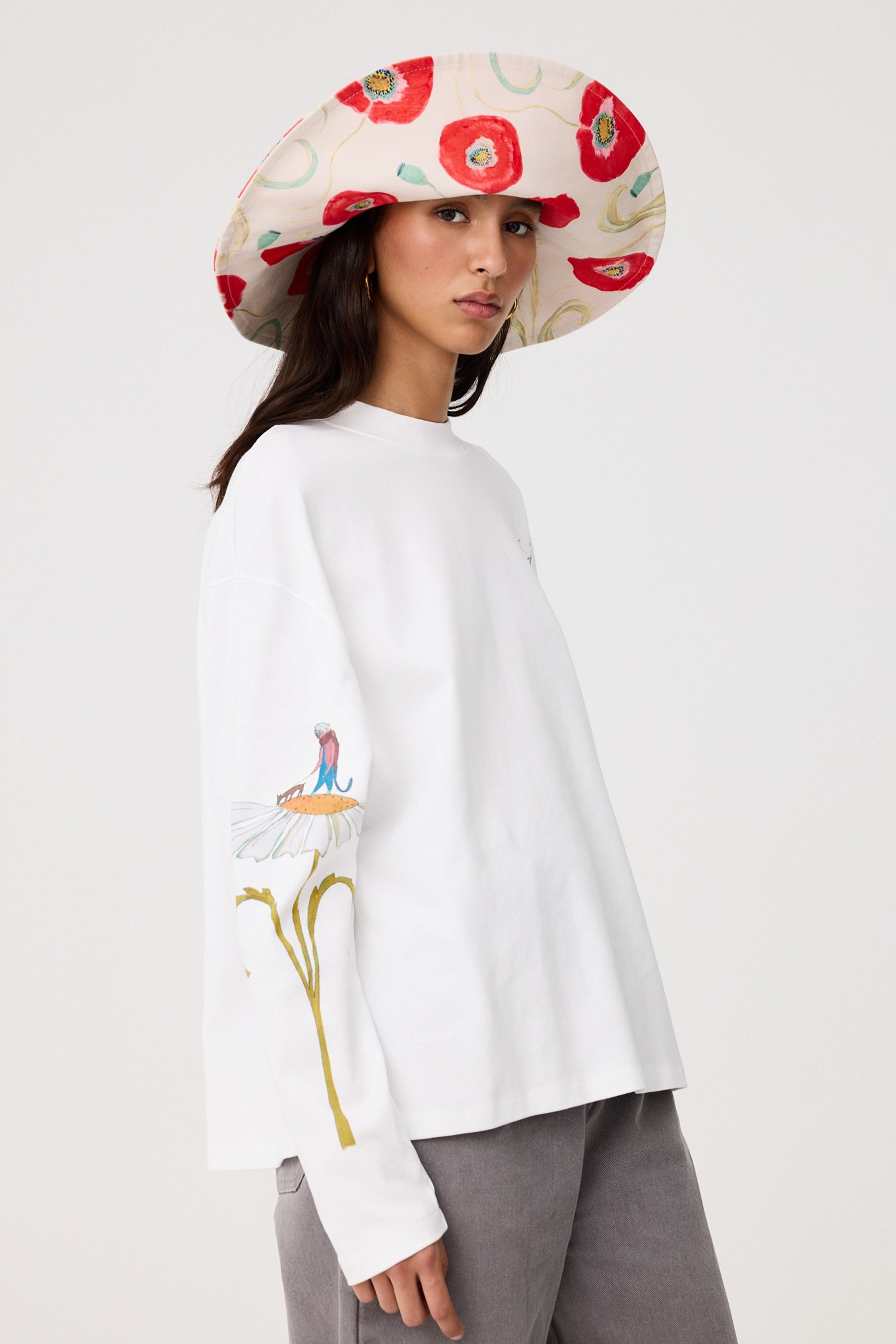 Sombrero Amapola Gran Bucket