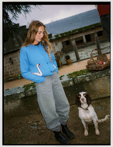 Cárdigan Cira Cisnes Azul