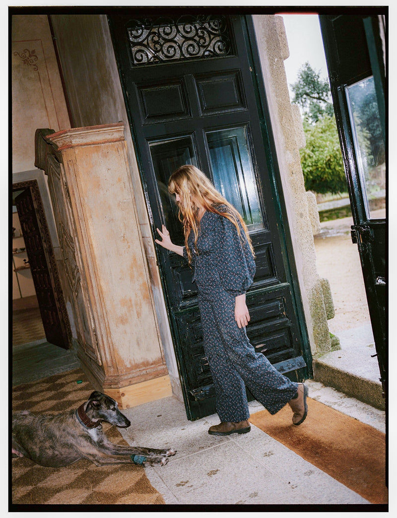 Blusa Talia Flores Nocturnas