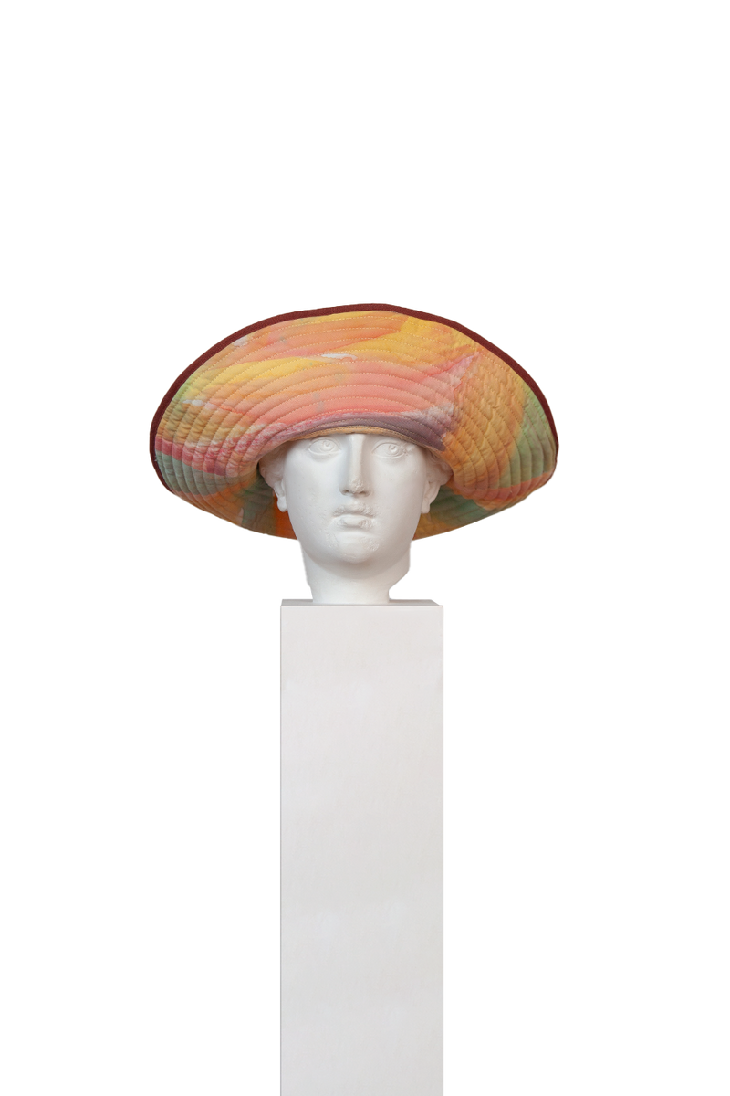 Spathulata Tangerine Gran Bucket Hat